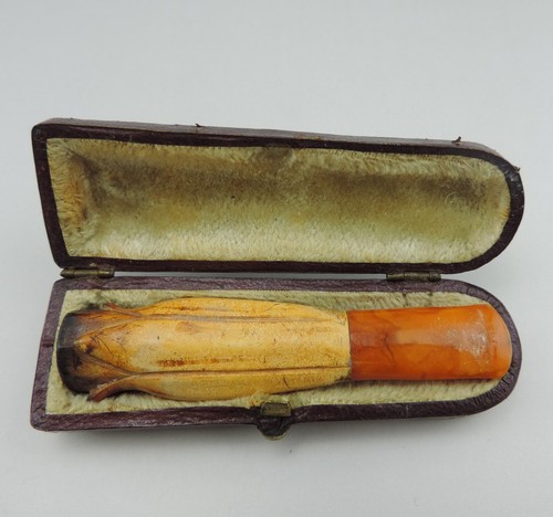 Ancien fume cigare ambre - ancien,