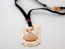 Collier velours noir pendentif