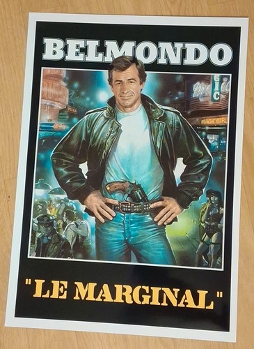 Affiche film le marginal - film,