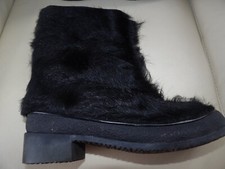 bottes vintage en poils véritables-WINTER- pointure 39