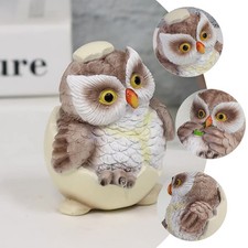  2 Pcs Sculpture De Hibou