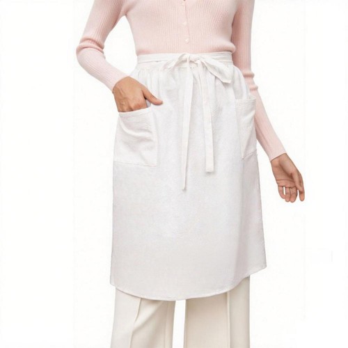 Tablier long blanc pour - , femme