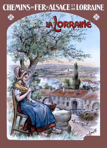 Affiche chemin fer - de,