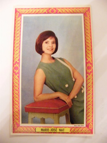 Carte photo marie josé nat - "carte,