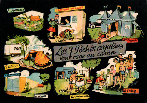 Carte postale humoristique - postale,