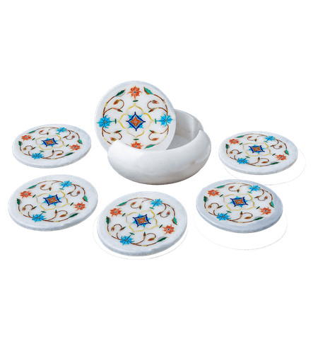 Marbre coaster set demi - marbre,