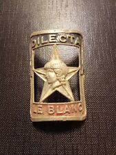 plaque de vélo ancienne, DILECTA, LE BLANC