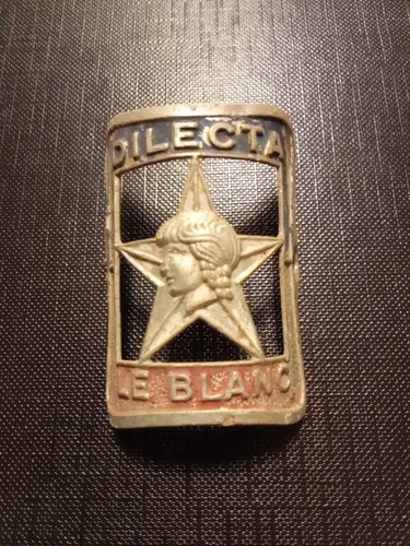 Plaque vélo ancienne - de,