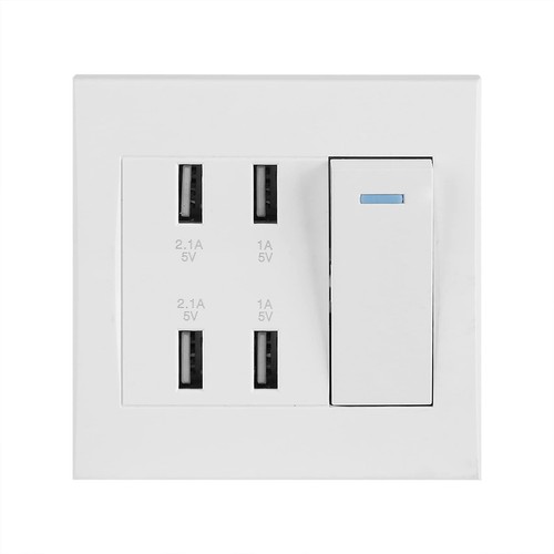 Prise murale usb - 5v, 2.1a/1a