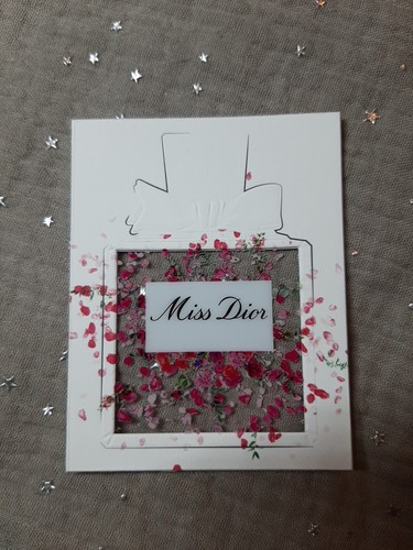 Carte parfumée perfume - parfumée,