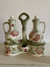 BARBOTINE ANCIENNE LUNEVILLE K&G SERVICE HUILE ET VINAIGRE Modèle PAVOTS