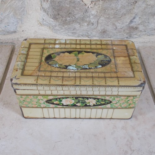 Ancienne boite métal biscuits - ancienne,