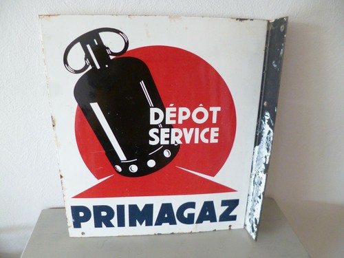 Plaque émaillée primagaz - émaillée,