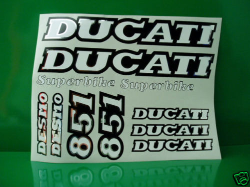 Ducati 851 série adhésifs - 851,