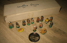Ancien Santons Miniature Peint en Argile Terre cuite..