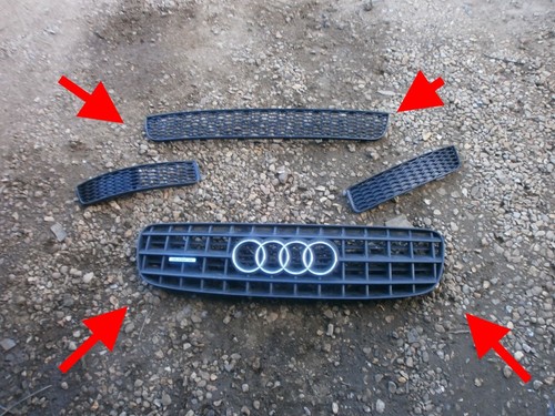 Audi grille centre lower - grille,