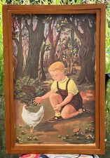 ancien affiche scolaire rossignol poucet lecture 2