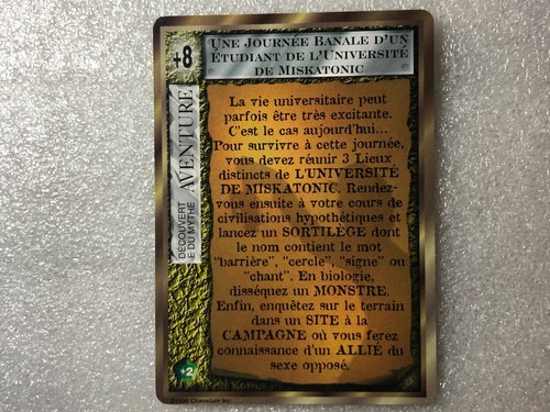 Ccg card mythos carte une - ccg,