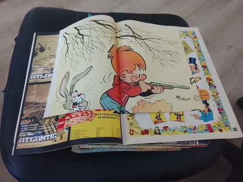 Spirou 1961 poster double - spirou,