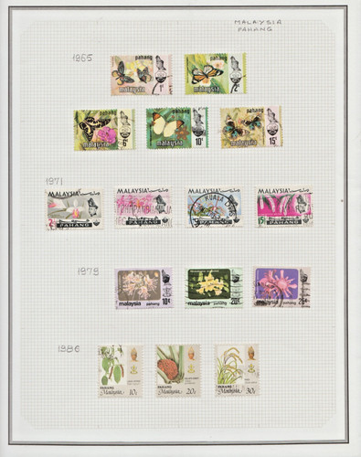 Ref 726 timbres poste - ref, malaisie