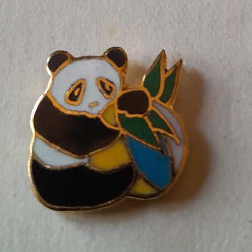 Pin chine panda jaune - pin's,