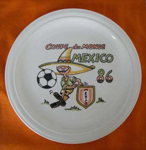 Assiette coupe monde - coupe, 1986