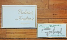 2 cartons publicitaires de