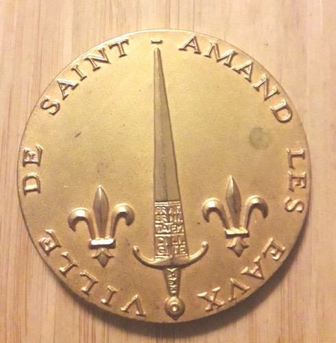 Médaille saint amand les eaux - les,