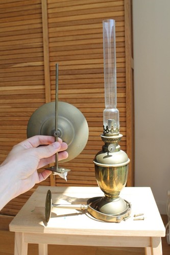 Magnifique grande lampe à - et,