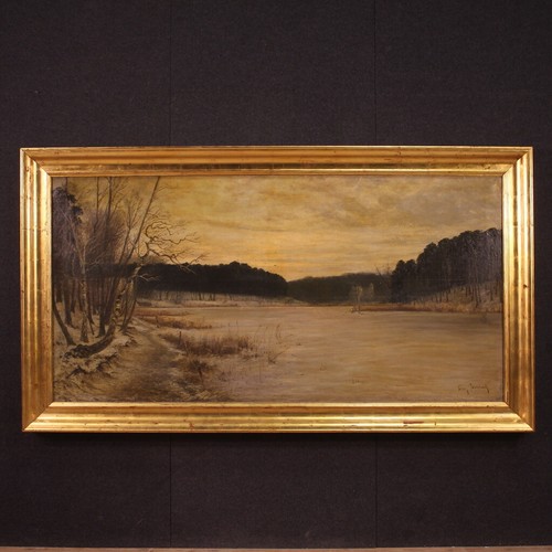 Grand tableau signé peinture
