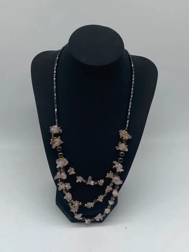 Collier multi rangs quartz - collier, multi-rangs