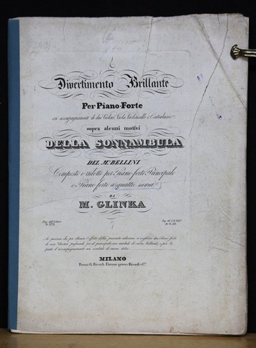 Glinka divertimento brillant - glinka,