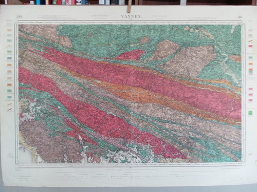 Carte géologique - , /