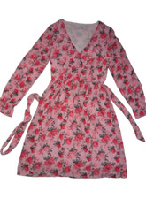 JOLIE ROBE ROSE IMPRIMÉE ROSE PAR « LILIE ROSE »