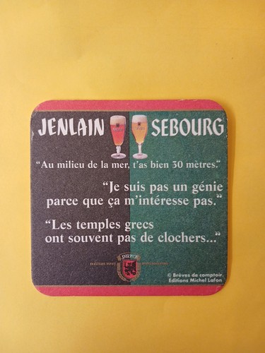 Sous bock jenlain sebourg - -,