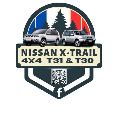 Sticker groupe nissan trail - groupe, x-trail