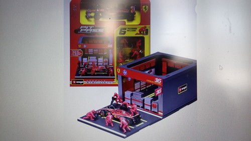Burago stand ferrari - f1,