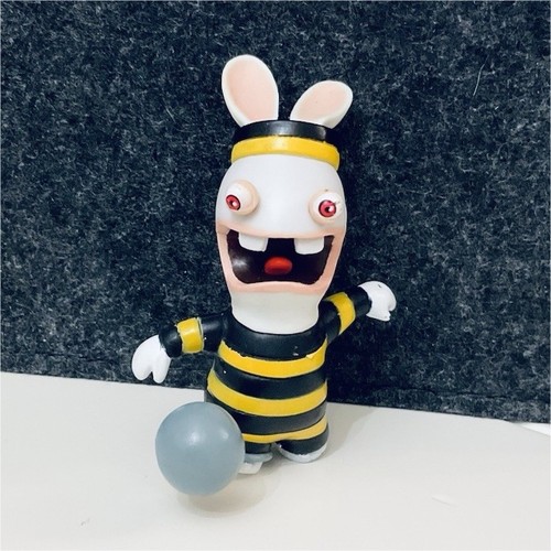 Figurine lapin crétin bagnard - lapin,