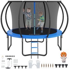 VEVOR Trampoline pour Enfants Tout-petits 3 m Intérieur Extérieur Charge 150 kg