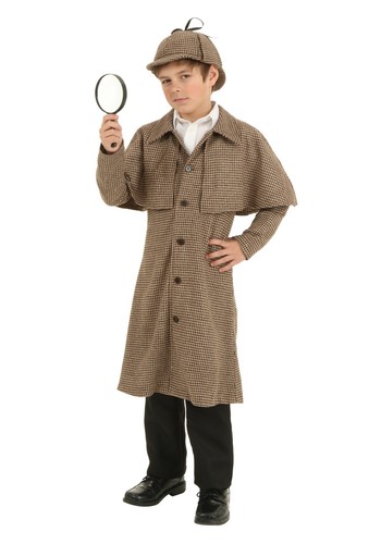 Child sherlock holmes costume - sherlock,