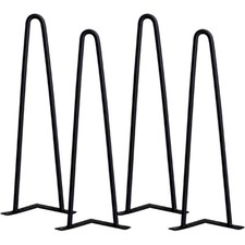 4 Pieds de table en Épingle à Cheveux supports pour meuble tout style decoration