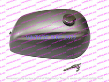 Réservoir d'essence Norton Dominator 88 Atlas 500cc Silver Steel + robinet...