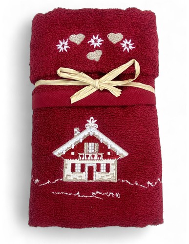 Serviette tyrolienne maison - serviette,