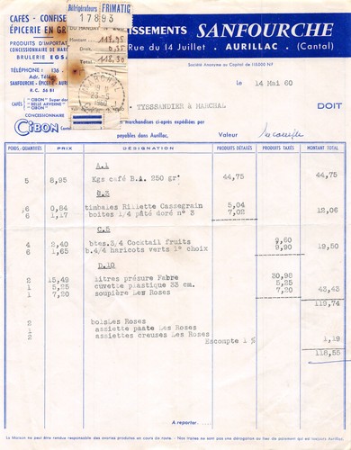 1960 cafes confiserie epicerie - confiserie,