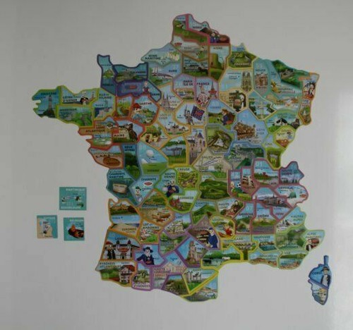 Magnet gaulois carte de - magnet,