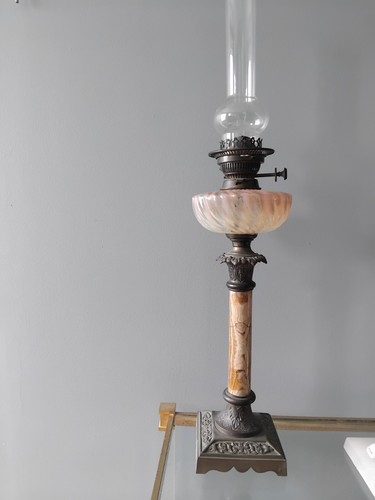 Grande lampe pétrole - lampe,