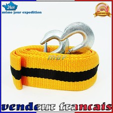 NEUF CORDE SANGLE DE REMORQUAGE TRACTION  3,2m / 8 TONNES 8000 KG NEUF