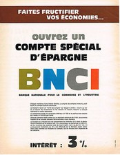 PUBLICITE  1966    BNCI