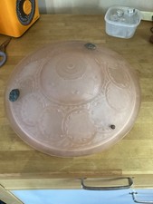 Vasque En Verre Sablé Rose