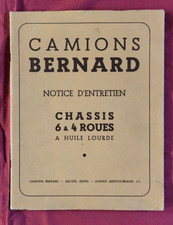 Camions BERNARD Chassis 6 et 4
